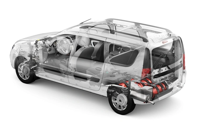 Lada Largus ижевской сборки получила метановую CNG-версию | Источник: пресс-служба АВТОВАЗа