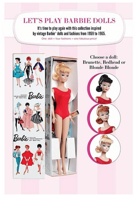 2. Кукла Barbie Let’s Play — Blonde (Барби Давай Поиграем — Блондинка)