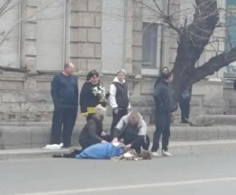 Пострадавшей вызвали скорую | Источник: Дорожная обстановка. Чита / t.me