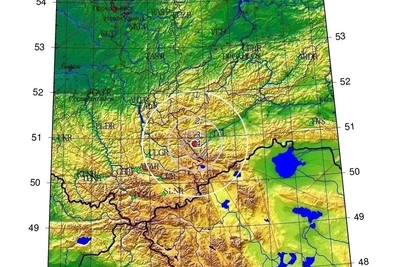 Землетрясение магнитудой 3,8 в Каа-Хемском районе