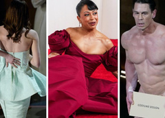 Рваное платье и голый Джон Сина: 5 главных модных конфузов на «Оскаре-2024»