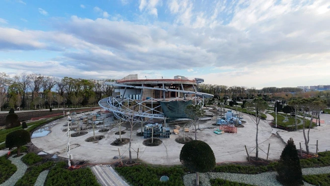 Парк облаков пока не открыли полностью | Источник: Просто Евгений / T.me