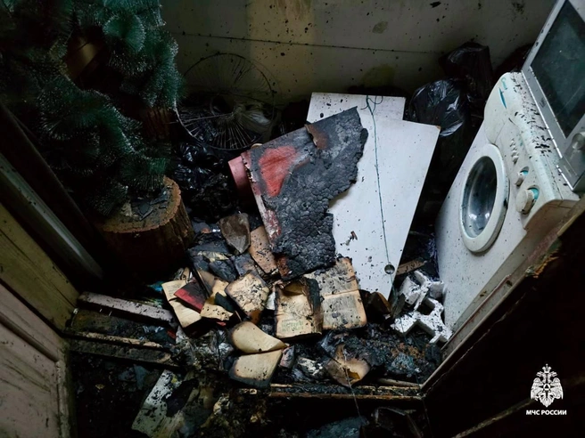 В Буденновске огонь распространился на 25 кв. м, а спасать пришлось 26 человек | Источник: МЧС Ставропольского края