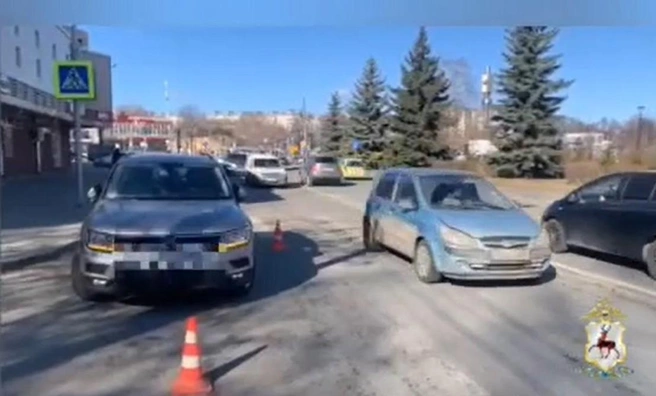Авария произошла на улице Богородского | Источник: МВД по Нижегородской области