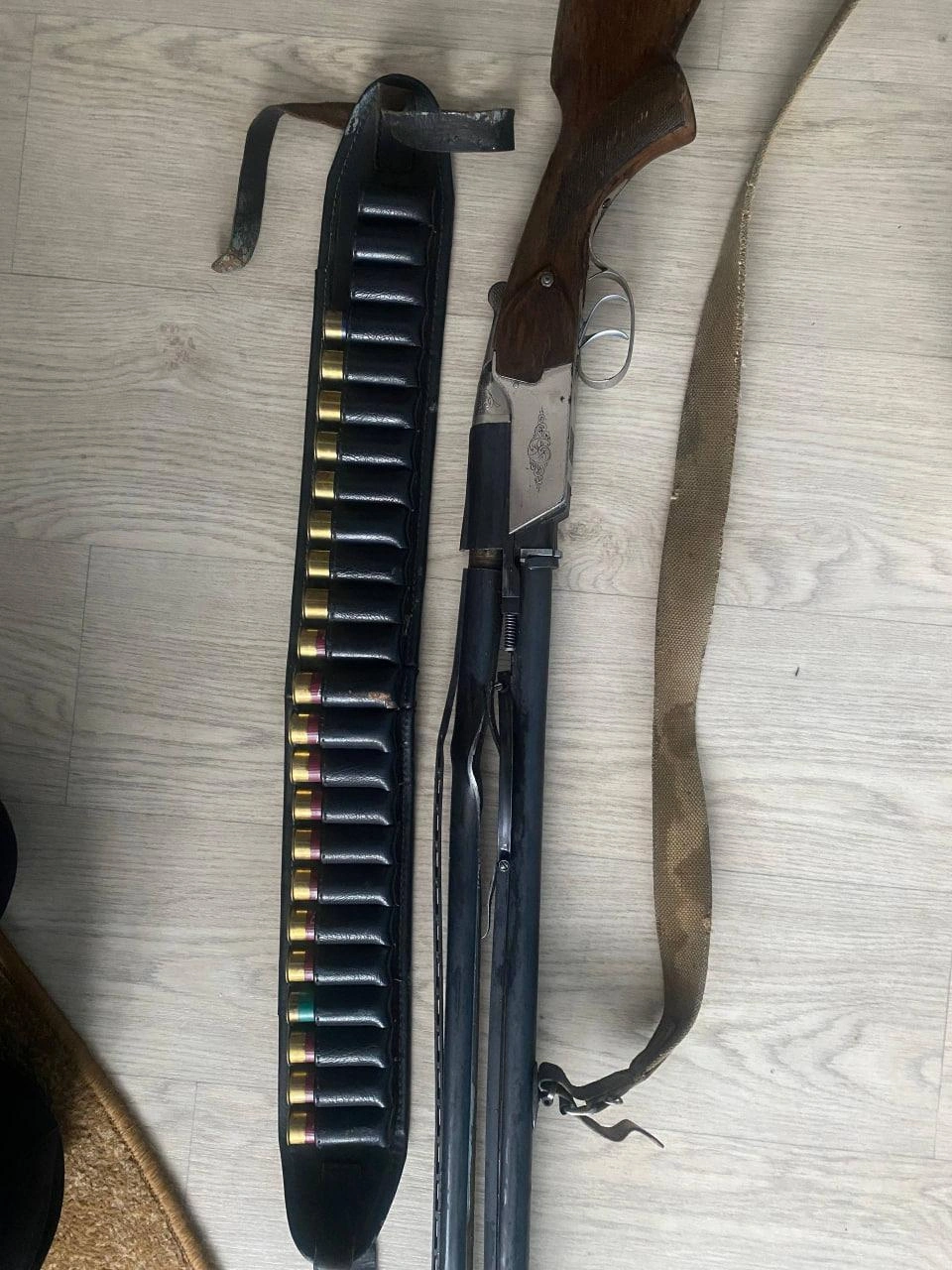 Ружье изъяли полицейские | Источник: «Омская полиция» / T.me