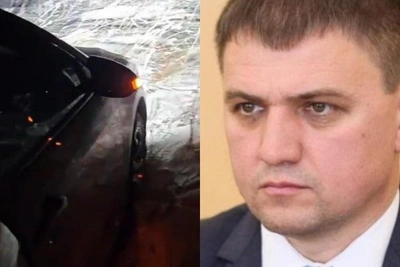 Minusinsk Mayor Films Near Head-On Collision