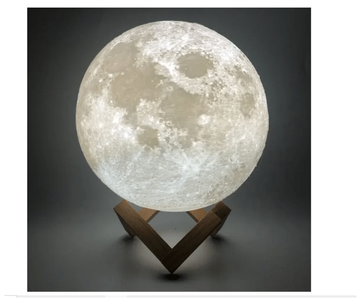 Светильник-ночник в виде луны