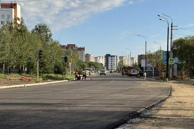 На Красноармейской и Василенко уложили асфальт