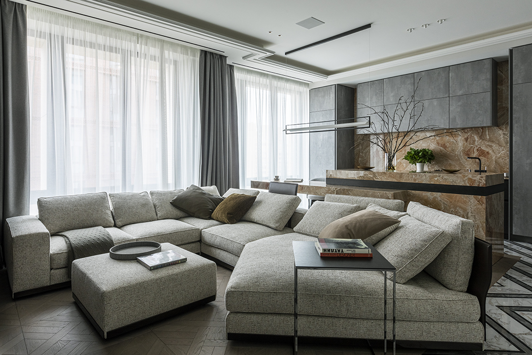 Московская квартира 120 м² с европейским шиком | Источник: Михаил Степанов