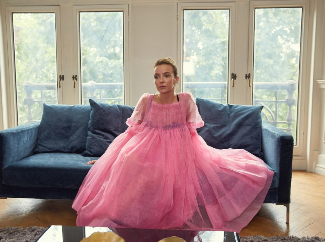 Вилланель в первом сезоне сериала в платье Molly Goddard | marieclaire.ru