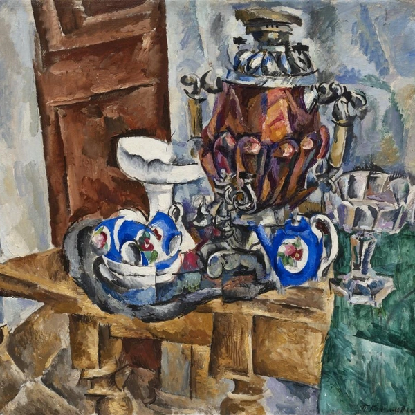 Натюрморт с самоваром. 1917 | Источник: пресс-служба ГРМ