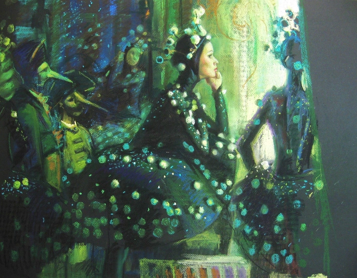 «Ильмира в образе чёрной снежинки». Анастасия Вострецова, 2014 | Источник: архив Анастасии Вострецовой