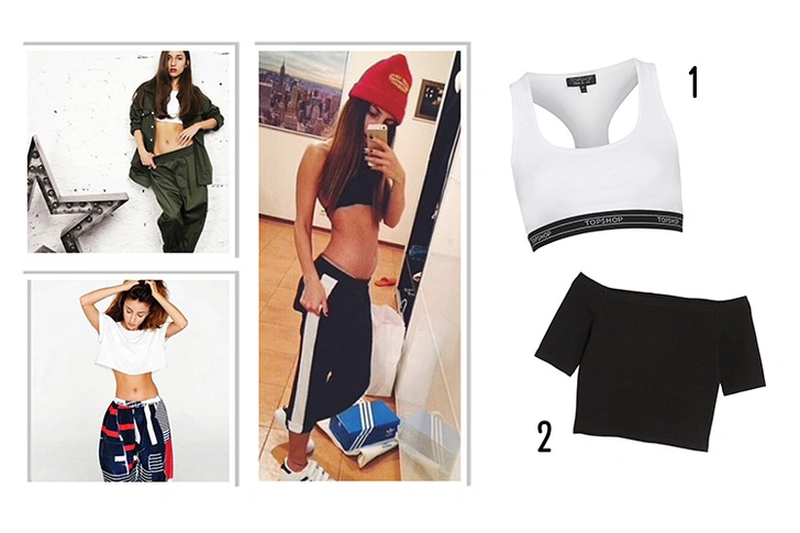 1. Topshop. 2. Monki. | Источник: @kristina_si