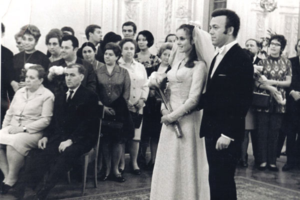 Нелли Михайловна и Иосиф Давыдович поженились в Ленинграде в 1971 году