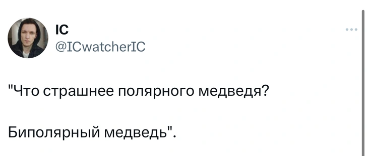 Шутки понедельника и «биполярный медведь»