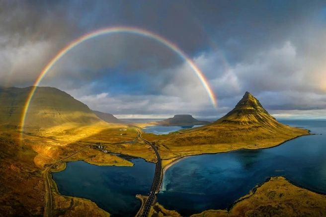 Панорамная фотография Исландии | Источник: Abhijeet Sawant / International Aerial Photographer of the Year 2026