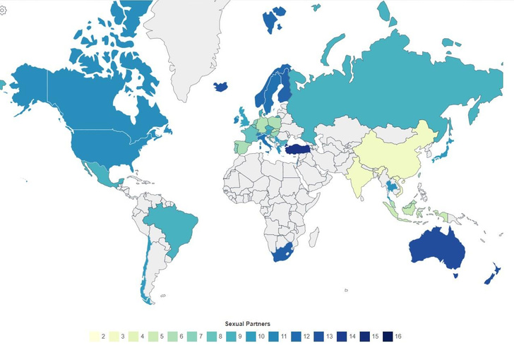 Названы самые сексуально распущенные страны. А на каком месте Россия?