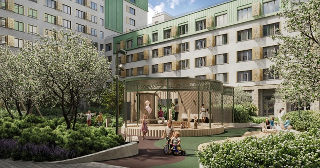 Во дворах будет красиво и безопасно | Источник: «Талан»