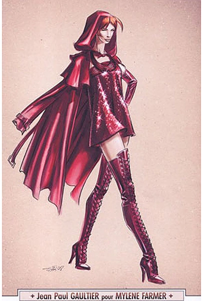 Эскиз концертного костюма для Tour 2009