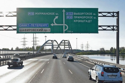 На КАД у Шафировского перекроют две полосы на месяц