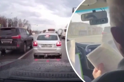 79-летнего уфимца на Lexus задержали за объезд пробки по встречке