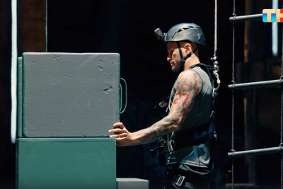 Кудряшов преодолел Силовое восхождение в Титанах