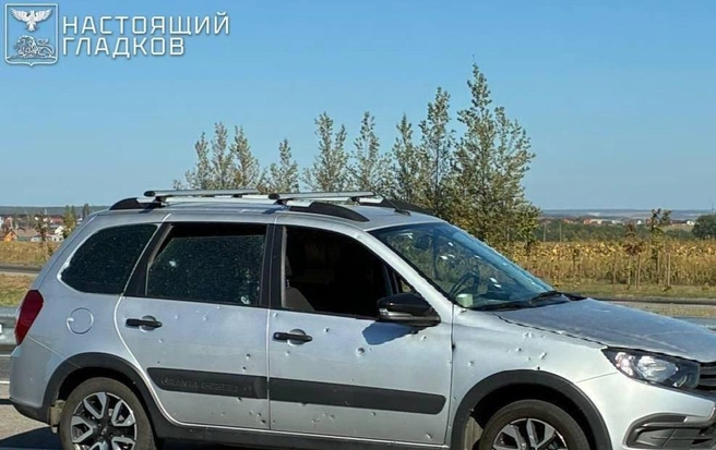 В Белгородской области беспилотник атаковал машину с детьми | Источник: Телеграм-канал губернатора Белгородской области Вячеслава Гладкова