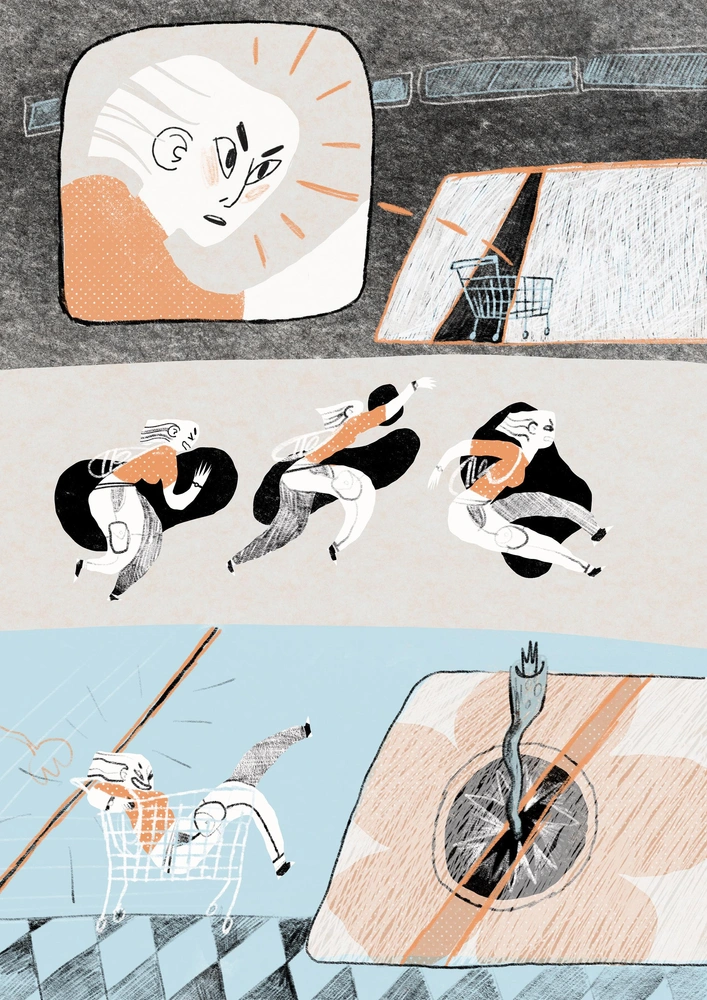 Анастасия Олешко, фрагмент комикса «Амарантовый век». | Источник: архивы пресс-служб