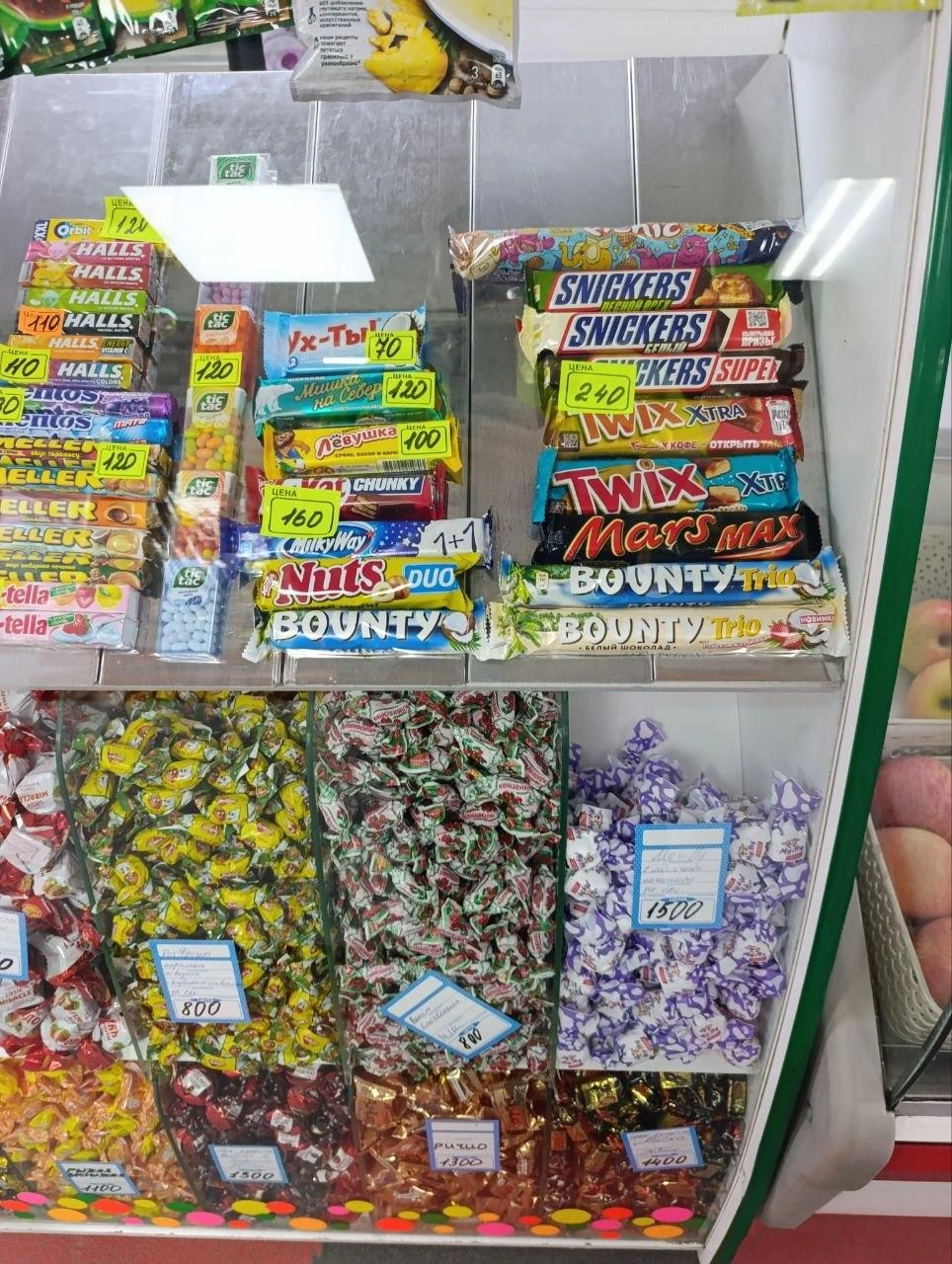 Непривычно дорогие шоколадные батончики и конфеты | Источник: читатель 72.RU