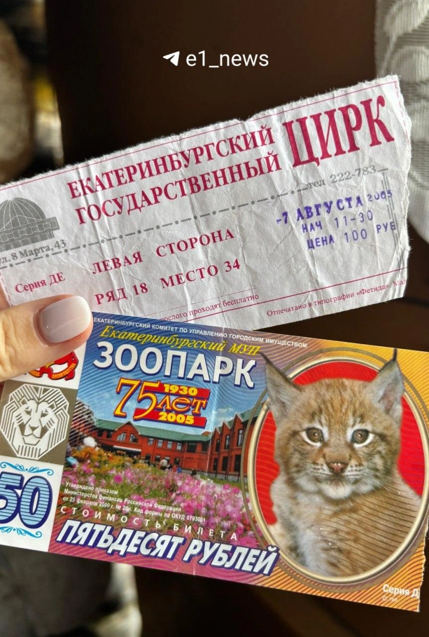 Сейчас за 50 рублей в зоопарк уже не сходить, а в цирк за 100 подавно | Источник: читательница E1.RU