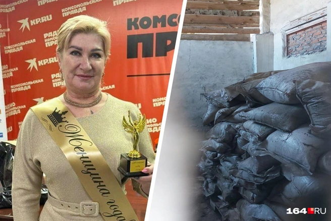 Фермер и депутат Валентина Анохина | Источник: Подлесновское муниципальное образование / Vk.com, Сергей Петунин / 164.RU