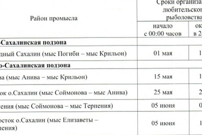 С 1 мая на Сахалине начинается сезон лова симы