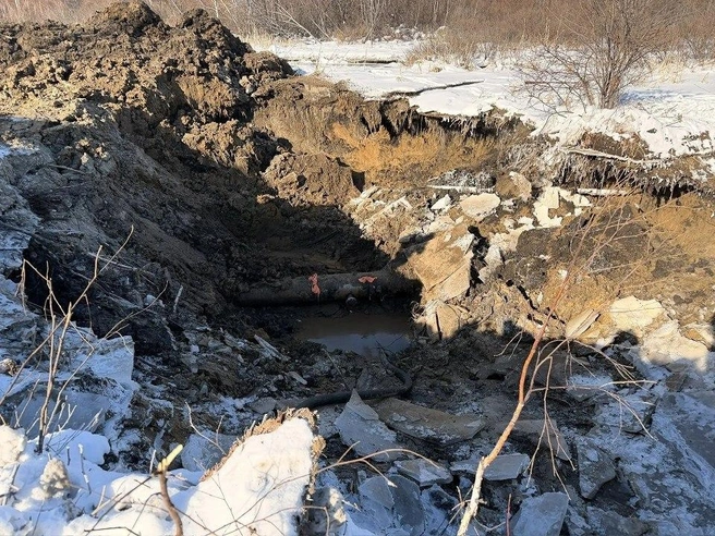 «Запускать будем постепенно». В Шелехове починили водовод | Источник: Максим Модин / T.me