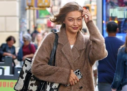 Джиджи Хадид в Нью-Йорке