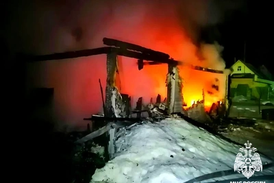 Печь стала причиной пожара на даче