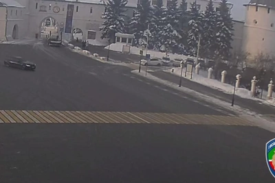 В Казани водителя BMW оштрафовали за дрифт у кремля