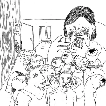 Некоторые его рисунки становятся обложками альбомов и треков | Источник: kya.pitok / Instagram (деятельность запрещена в РФ)
