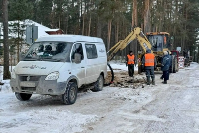 В деревне Крупп строят новую систему водоснабжения