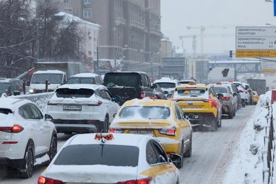 Центр Москвы перекрыт из-за пробок 24 февраля