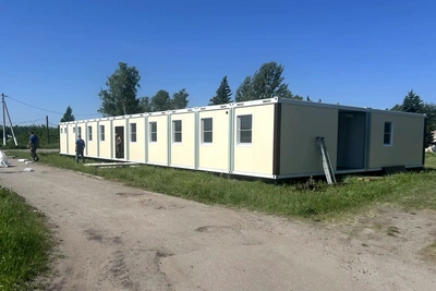 Модульную амбулаторию начали устанавливать в селе Березовка