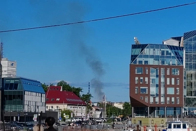 Столб дыма над Архангельском: горожане показали источник
