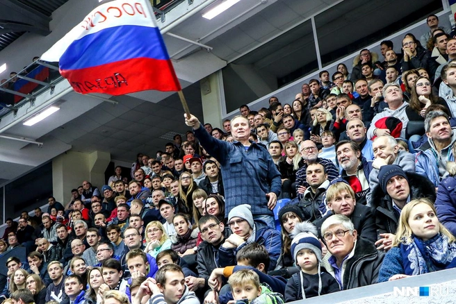 Болельщики создали домашнюю атмосферу в КРК "Нагорный" | www.nn.ru