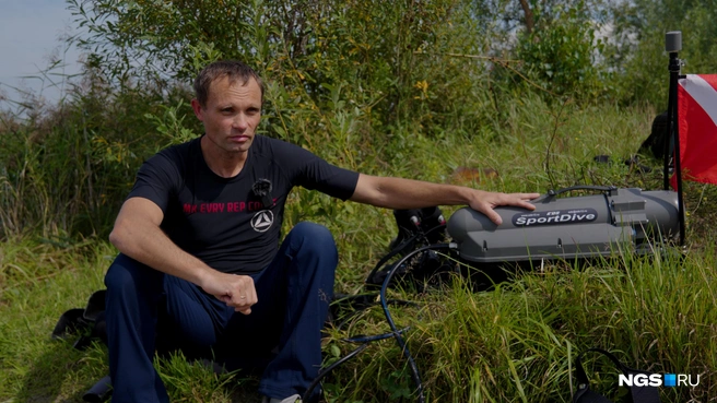 Россиянин разработал авторскую систему дыхательного аппарата для дайверов | Источник: Антон Дигаев / NGS.RU