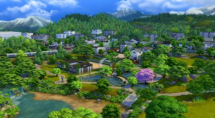 Гид по мирам в The Sims 4: все города, локации и семьи | Источник: скриншот The Sims 4