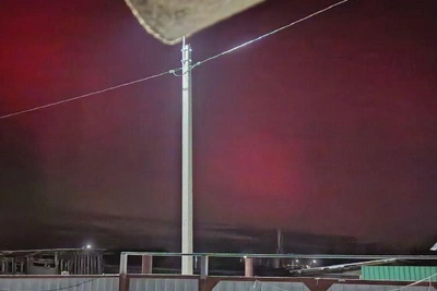 Rare Polar Aurora Lights Up Volgograd Sky