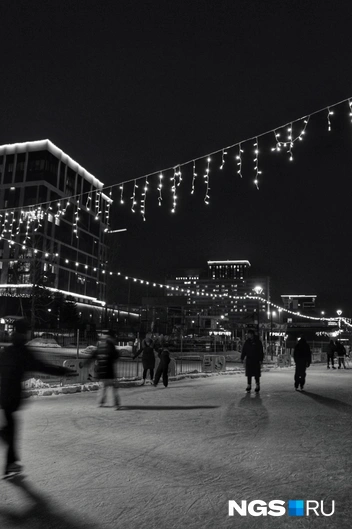 Коварных ям на льду замечено не было. | Источник: Маргарита Резникова / NGS.RU