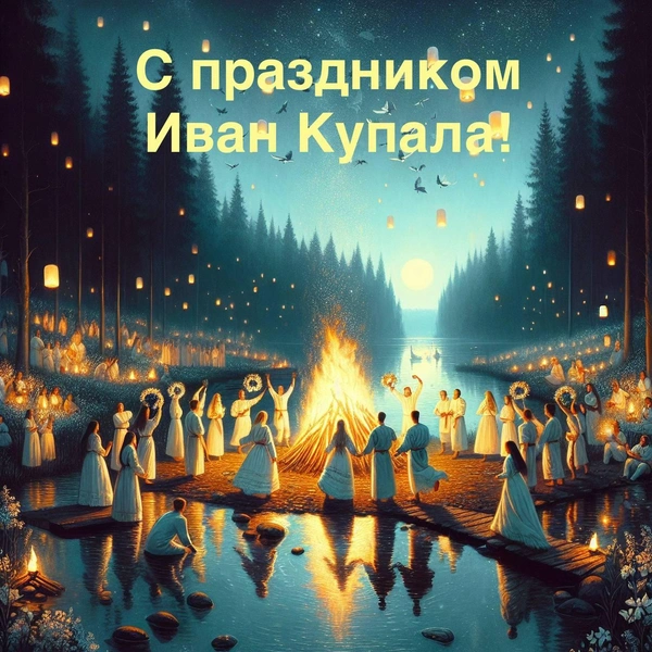 Открытки ко Дню Иван Купала | Источник: the-Day/Shutterstock AI/Fotodom.ru