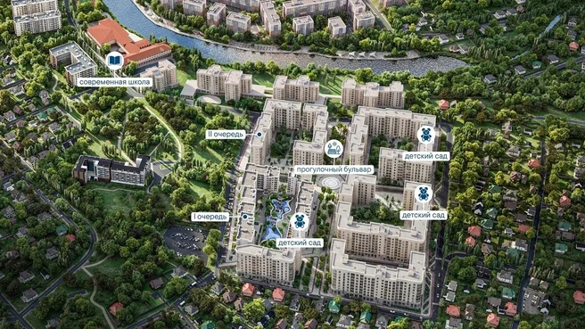 Запланировано строительство трехэтажной общеобразовательной школы на 850 учащихся | Источник: ГК «Альянс»