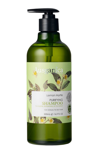 Очищающий шампунь для жирных волос Lemon Myrtle, Ausganica.