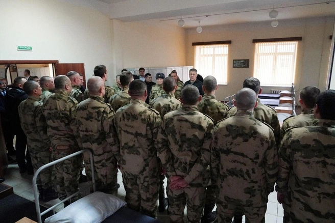 Решение о формирование второго батальона было принято в связи с большим количеством желающих | Источник: Радий Хабиров / vk.com